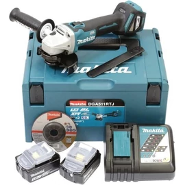 Makita DGA511RTJ 18V LXT Li-ion BL 125mm sarokcsiszoló ford 2x5,0Ah