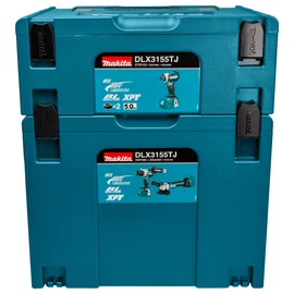 Makita DLX3155TJ 18V LXT Li-ion BL szett DDF486+DGA504+DTD153+2x5,0Ah MP3,4