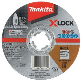 Makita X-LOCK vágókorong INOX 125x1,2 mm A60T