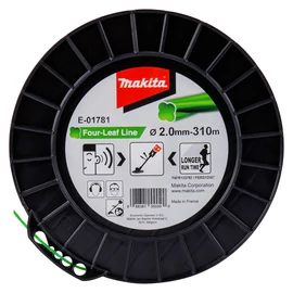 Makita E-01781  négylevelű damil, zöld, 2.0mm 310m