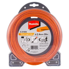 Makita E-01806  négylevelű damil, narancs, 2.4mm 30m
