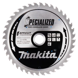 Makita EFFICUT körfűrészlap merülő 165x20mm Z40 KOMPOZIT