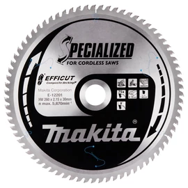 Makita EFFICUT körfűrészlap 260x30mm Z75 KOMPOZIT