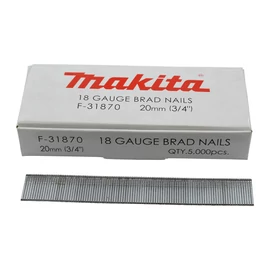 Makita fejnélküli szeg galvanizált 20mm 18GA AF505/DBN500