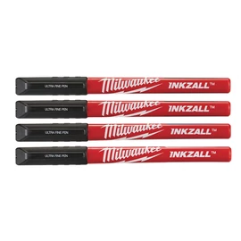 Milwaukee INKZALL™ Filctoll 0,6 mm hegyű Fekete (4 db/cs)