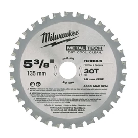 Milwaukee Körfűrészlap (fémhez) 135/20/30 1 db