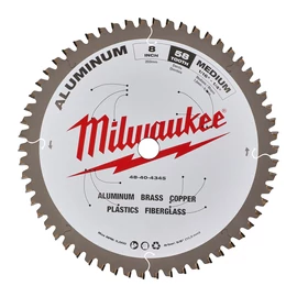 Milwaukee Körfűrészlap gérvágókhoz (Alu) 203x5/8&quot;x2.4x58 1 db