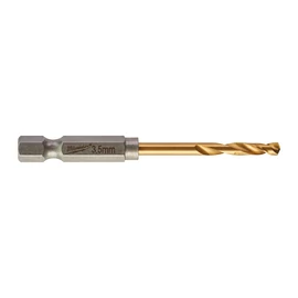 Milwaukee Fémfúró Shockwave HSS-G TiN 3.5mm (2 db/cs)