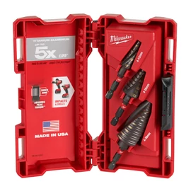 Milwaukee SHOCKWAVE™ Impact Duty™ lépcsős fúró készlet 3 részes