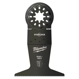 Milwaukee Multitool Starlock Merülő fűrészlap Bimtál (Fa + Szeg) 65x42 mm 1 db