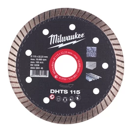 Milwaukee Gyémánt vágótárcsa DHTS 115 x 22,2 mm