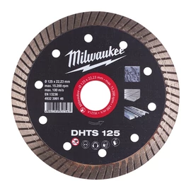 Milwaukee Gyémánt vágótárcsa DHTS 125 x 22,2 mm