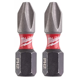 Milwaukee Shockwave bit PH2 25mm (2 db/cs)