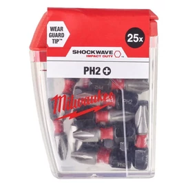 Milwaukee Shockwave bit CD PH2 25mm (25 db/cs)
