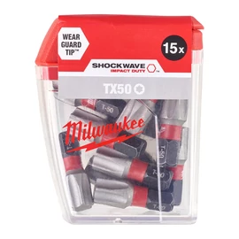 Milwaukee Shockwave bitCD TX50 25mm (15 db/cs)