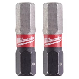 Milwaukee Shockwave bit Hex6 25mm-2db