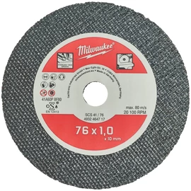 Milwaukee Fémvágókorong 76 mm (M12 FCOT) - 5 darabos készlet