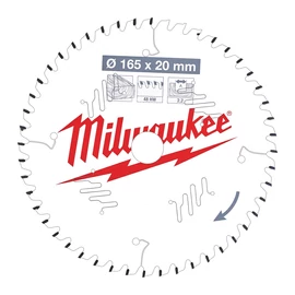 Milwaukee Körfűrészlap hordozható gépekhez (Fához) 165x20x2.2x24 ATB - 1 db