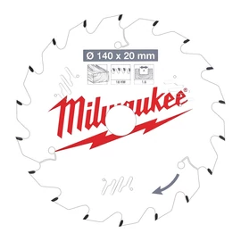 Milwaukee Körfűrészlap körfűrészhez 2 x 190 x 24T/48T - 2 db