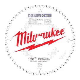 Milwaukee Körfűrészlap gérvágókhoz (Fához) 254x30x3.0x60 ATB NEG. - 1 db