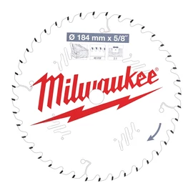 Milwaukee Körfűrészlap hordozható gépekhez (Fához) 184x5/8x2.1x40 ATB - 1 db
