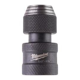 Milwaukee Shockwave Dugókulcs adapter 1/2&amp;quot; Négyszög - 1/4&amp;quot; Hex - 1db