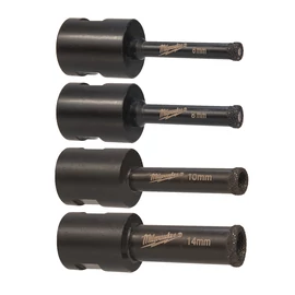 Milwaukee M14 Száraz gyémántfúró (Ø 6, 8, 10, 14 mm) készlet - 1 db
