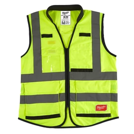 Milwaukee Prémium Láthatósági mellény, sárga - S/M 1 db