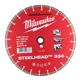Milwaukee Gyémánt vágótárcsa STEELHEAD 350 - 1db