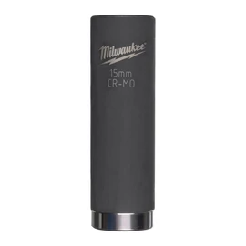 Milwaukee 3/8" Dugókulcsbetét hatlapú, gépi,  hosszú 15 mm - 1 db