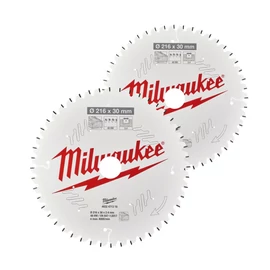 Milwaukee Körfűrészlap körfűrészhez 2 x 216 x 48T/60T - 2 db