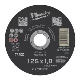 4932479578 Milwaukee Vágókorong fémhez ECO SCS41 125x1.0mm-1 db