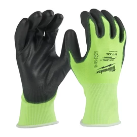 Milwaukee Hi-Vis Vágásbiztos kesztyű 1/A   - XXL/11 - 1 pár
