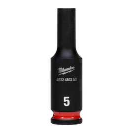 Milwaukee 1/4" Gépi Dugókulcs 6 lapú, hosszú 5 mm - 1 db
