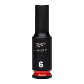 Milwaukee 1/4" Gépi Dugókulcs 6 lapú, hosszú 6 mm - 1 db