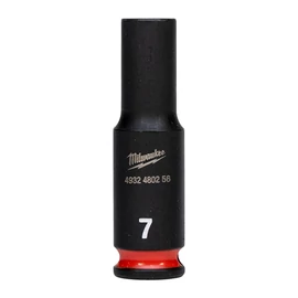 Milwaukee 1/4&quot; Gépi Dugókulcs 6 lapú, hosszú 7 mm - 1 db