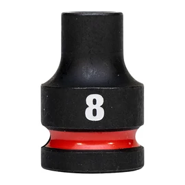 Milwaukee 1/2" Dugókulcsbetét hatlapú, gépi, rövid 8 mm - 1 db