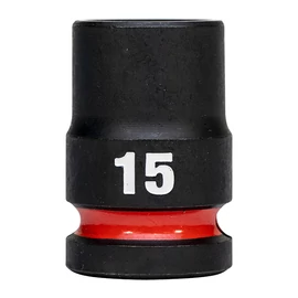 Milwaukee 1/2" Dugókulcsbetét hatlapú, gépi, rövid 15 mm - 1 db