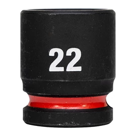 Milwaukee 1/2" Dugókulcsbetét hatlapú, gépi, rövid 22 mm - 1 db