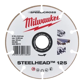 Milwaukee Gyémánt vágótárcsa STEELHEAD 125 - 1db