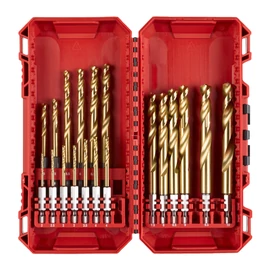 Milwaukee Fémfúró Shockwave HSS-G TiN 19db - készlet (2-10mm)