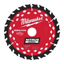 Milwaukee Körfűrészlap Szeges Fához 190x30x1.8x24 ATB