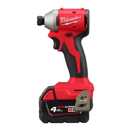 Milwaukee M18BLIDRC-402C KOMPAKT SZÉNKEFE NÉLKÜLI 1” HEX ÜTVECSAVAROZÓ, 2xM18B4,M12-18C