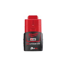 Tartozék Akkumulátor, töltő Li-Ion akkumulátor Milwaukee M12 B3 REDLITHIUM-ION AKKUMULÁTOR  12 V, 3,0 AH Kisgéponline