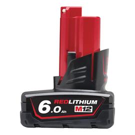Tartozék Akkumulátor, töltő Li-Ion akkumulátor Milwaukee M12 B6  REDLITHIUM-ION AKKUMULÁTOR  12 V, 6,0 AH Kisgéponline