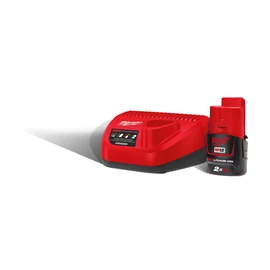 Milwaukee M12 NRG-201 Akkumulátor és töltő szett