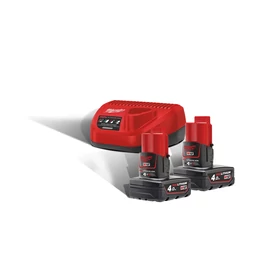 Milwaukee M12NRG-402 M12™ NRG szett (2 x 4,0 Ah akkumulátor és C12 C töltő)