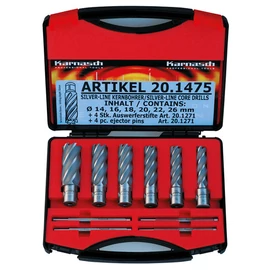 Optimum Koronafúró klt. 14/16/18/20/22/26mm / 50mm anyagv.-ig 19mm weldonszár