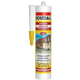 Soudal neutrális szilikon-fehér 280ml
