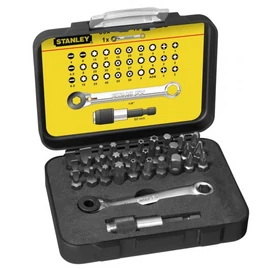STANLEY 40 részes behajtó fej készlet 25mm